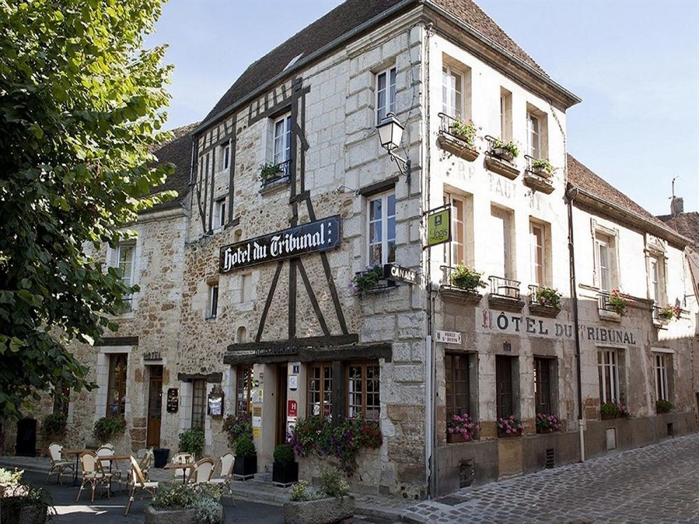 Logis - Hotel & Restaurant Du Tribunal Mortagne-au-Perche Luaran gambar