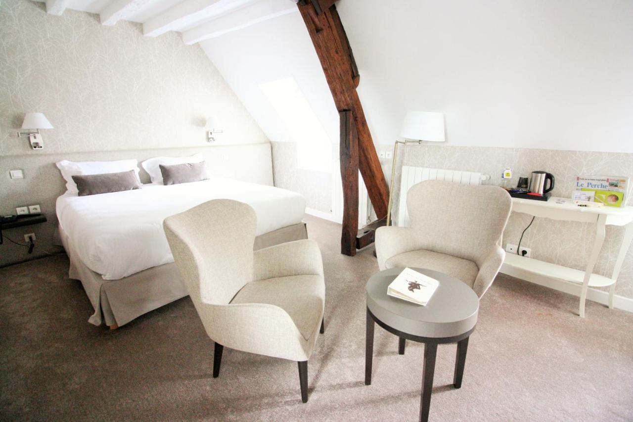 Logis - Hotel & Restaurant Du Tribunal Mortagne-au-Perche Luaran gambar